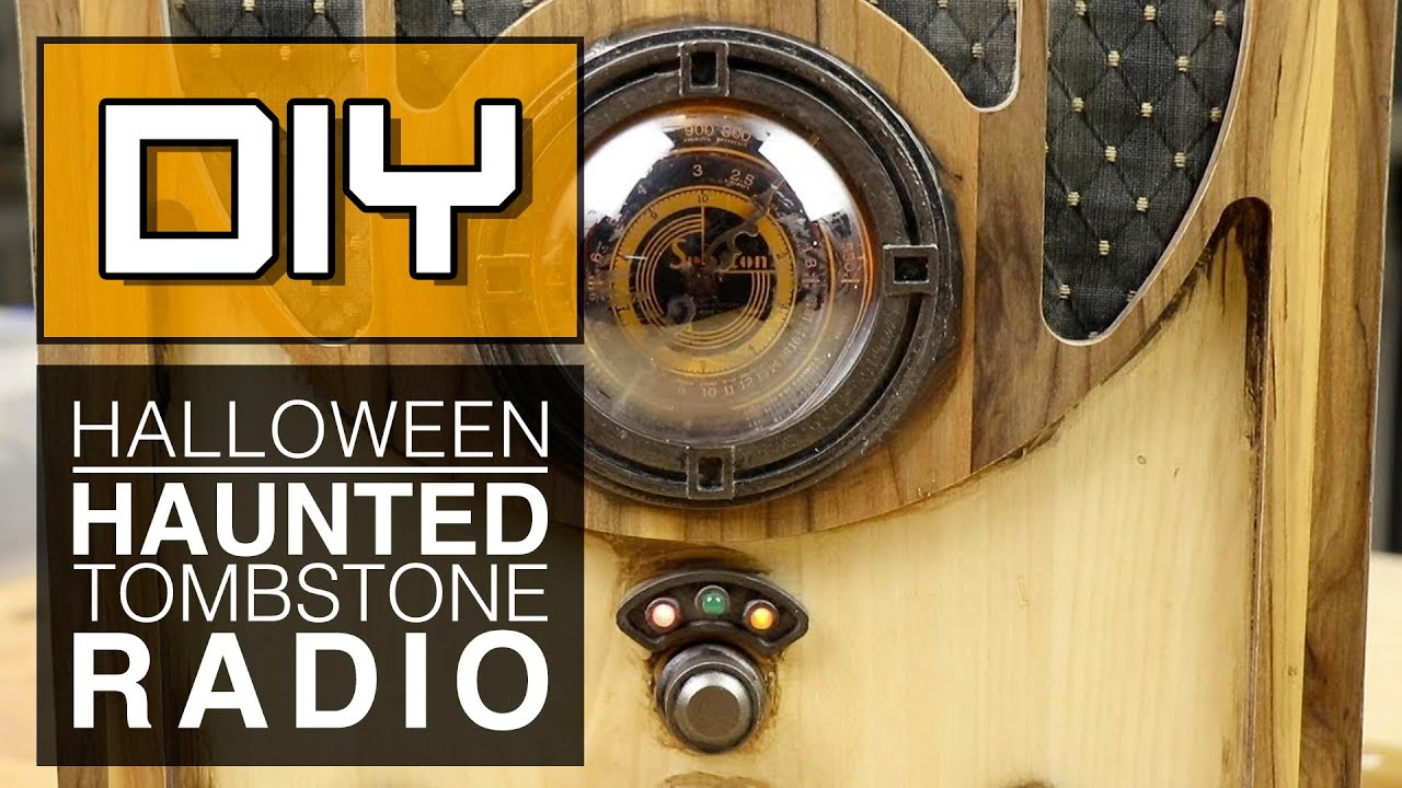 DIY - Halloween Haunted Tombstone Radio