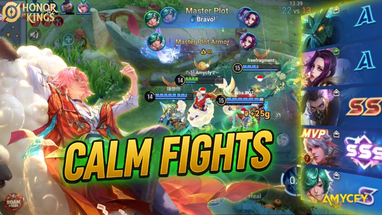 Zhuangzi Roam — Calm Teamfights in Grandmaster | HOK
