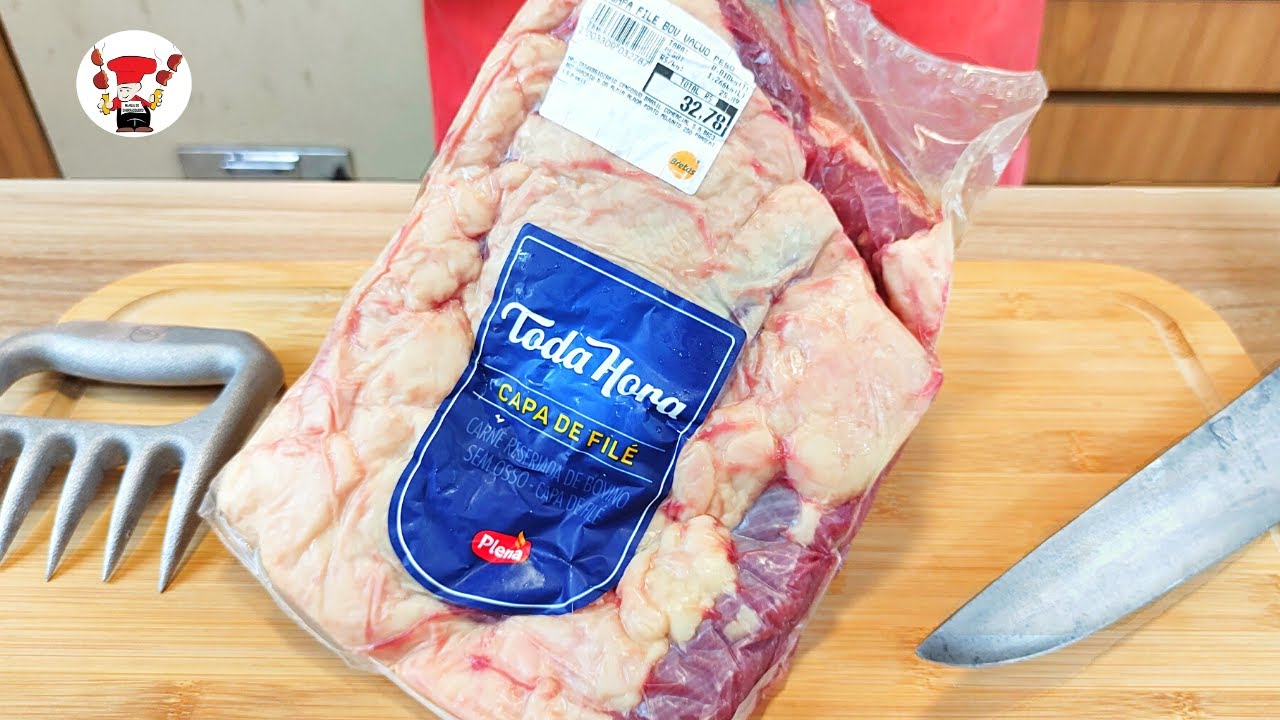 Como Fazer Capa de Filé à Vácuo Churrasco Perfeito