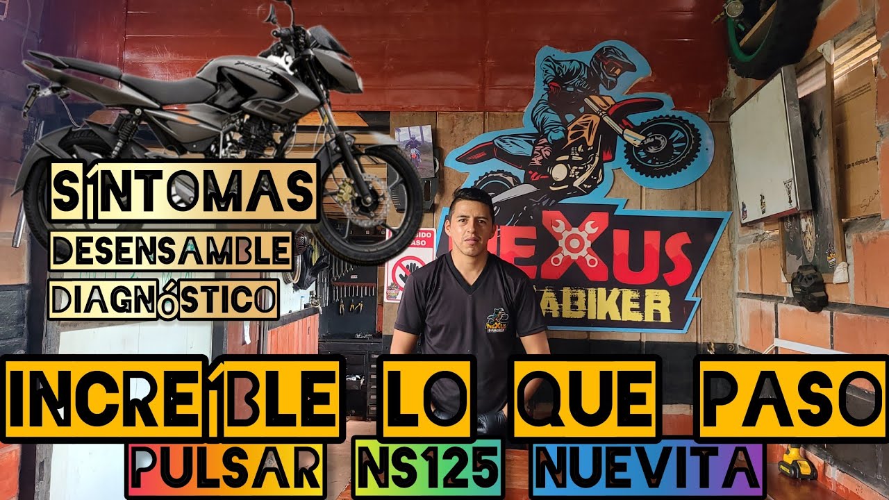 Bajaj Pulsar Ns125 /Falla en rodamiento del EJE MOTRIZ _Síntoma, Diagnostico y Desarme.