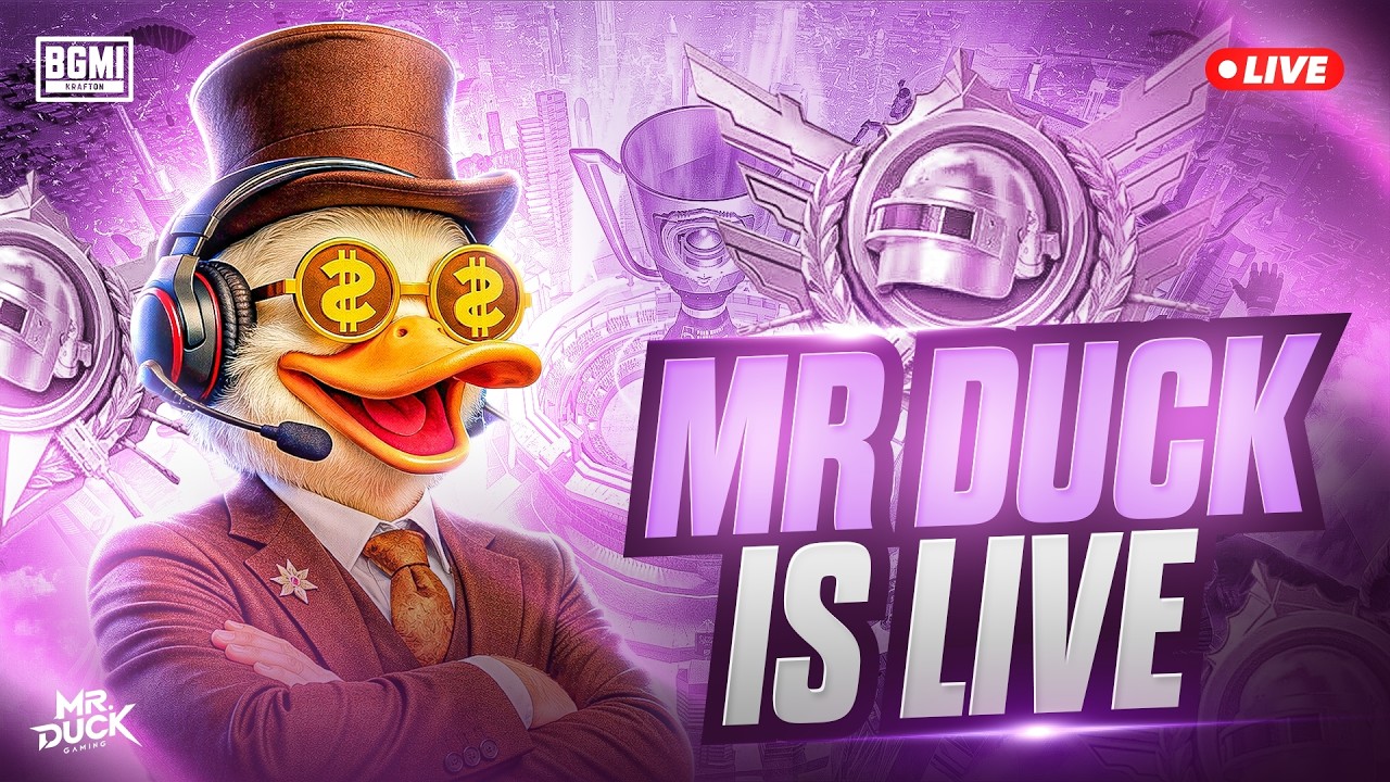 🔴Duck in Aggressive mode, Lets Quack..! the Enemies |  #bgmilivetelugu #mrduckgaming #iphone12