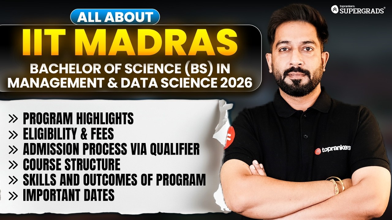All about IIT Madras BS in Management & Data Science | Course Structure, Eligibility & Fees