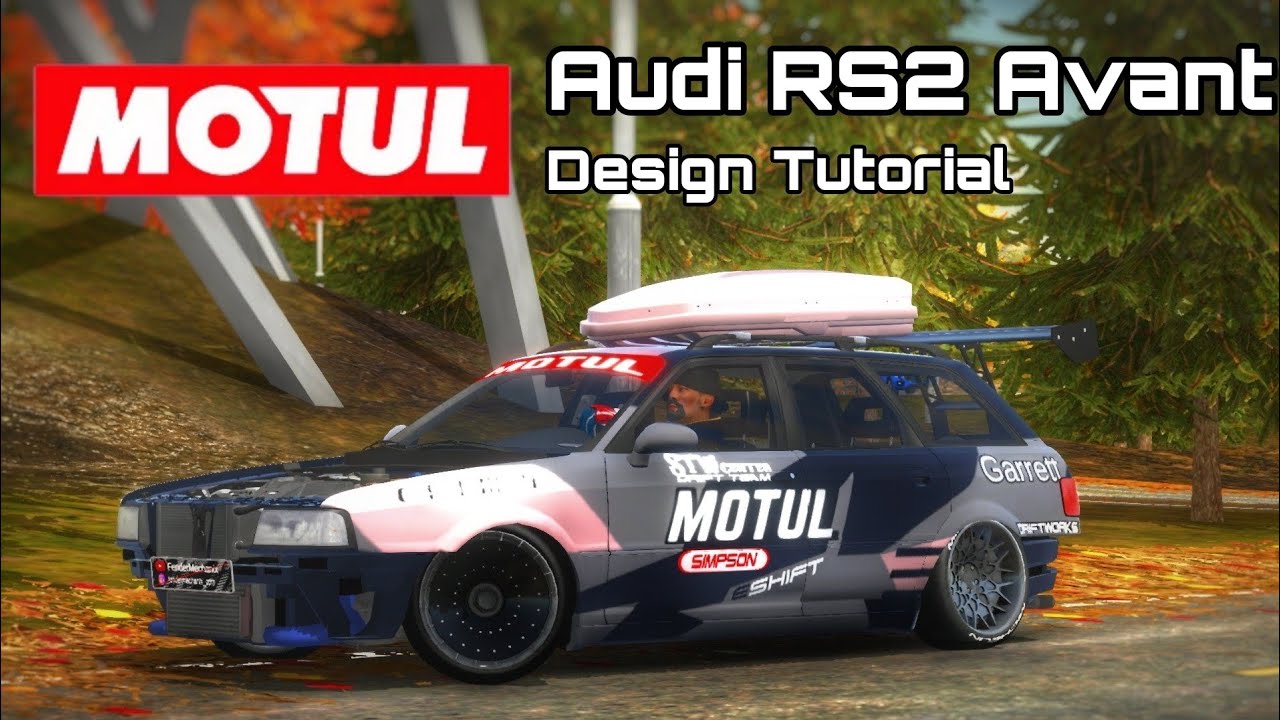 Audi RS2 Avant Motul Livery Tutorial | Car Parking Multiplayer