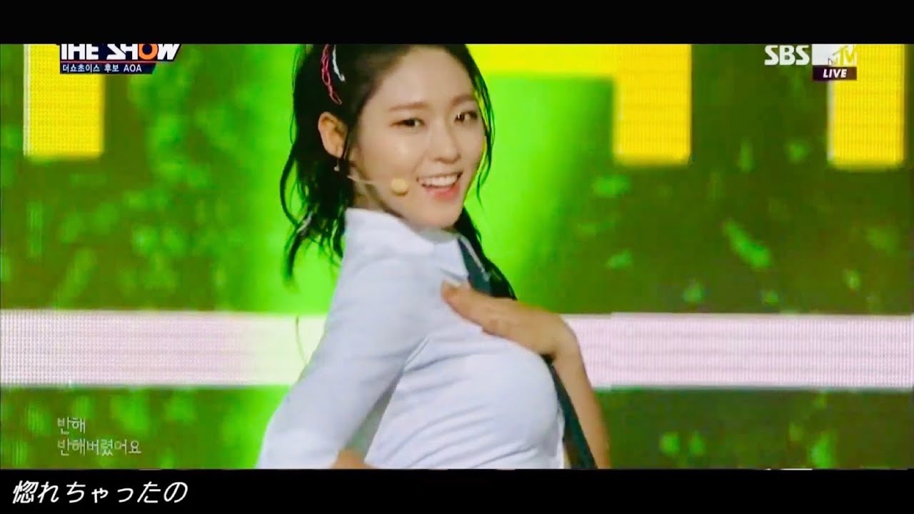 [AOA] Heart Attack(심쿵해)-Stage mix+日本語字幕-