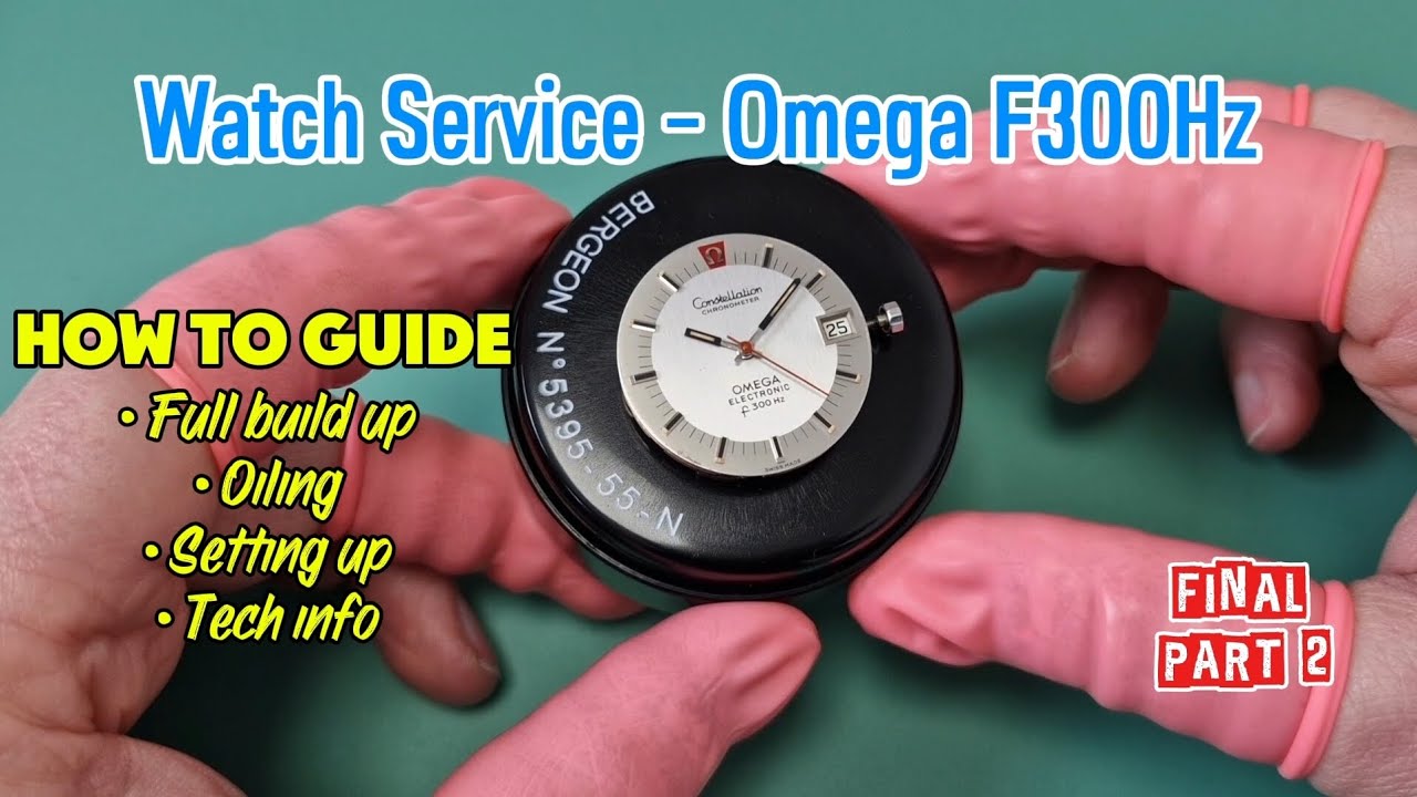 Как обслуживать винтажные часы Omega с камертоном - Omega F300Hz