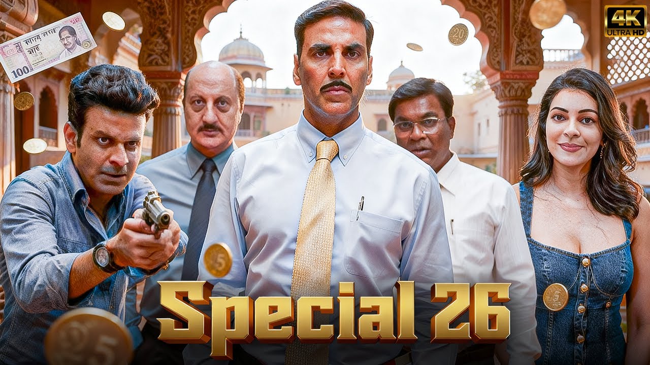 SPECIAL 26 - GENIUS HEIST | Akshay Kumar, Manoj Bajpayee, Anupam Kher, Kajal Agarwal