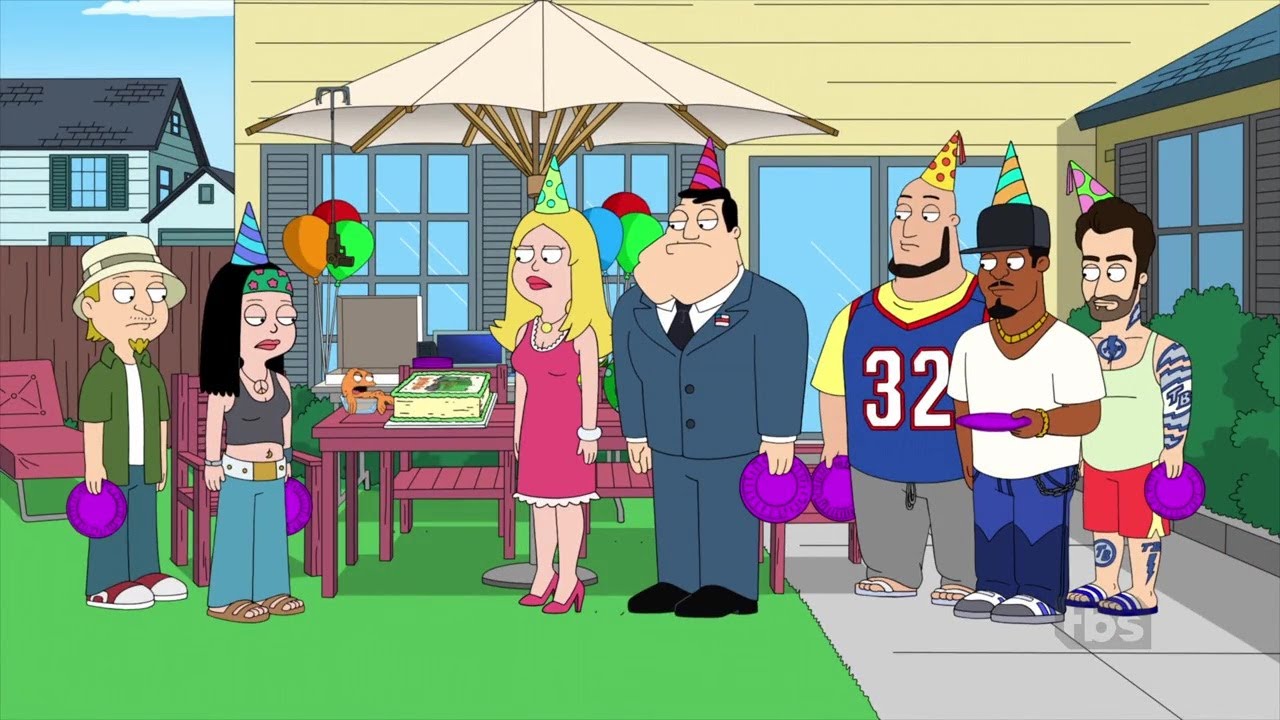American Dad - Klaus is ruining his birthday by being Klaus!