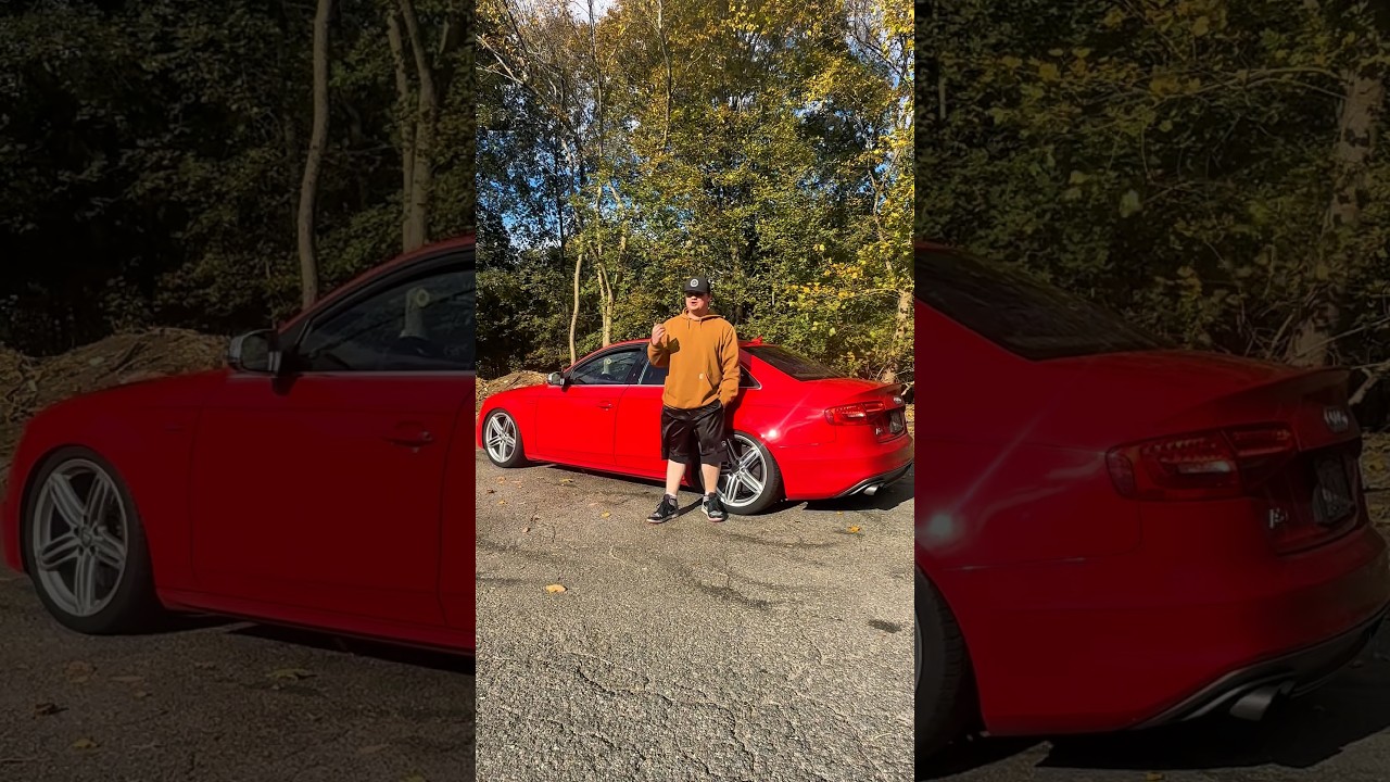 Audi S4 gets DROPPED on Raceland coilovers #cars #carsdaily #deesyprod