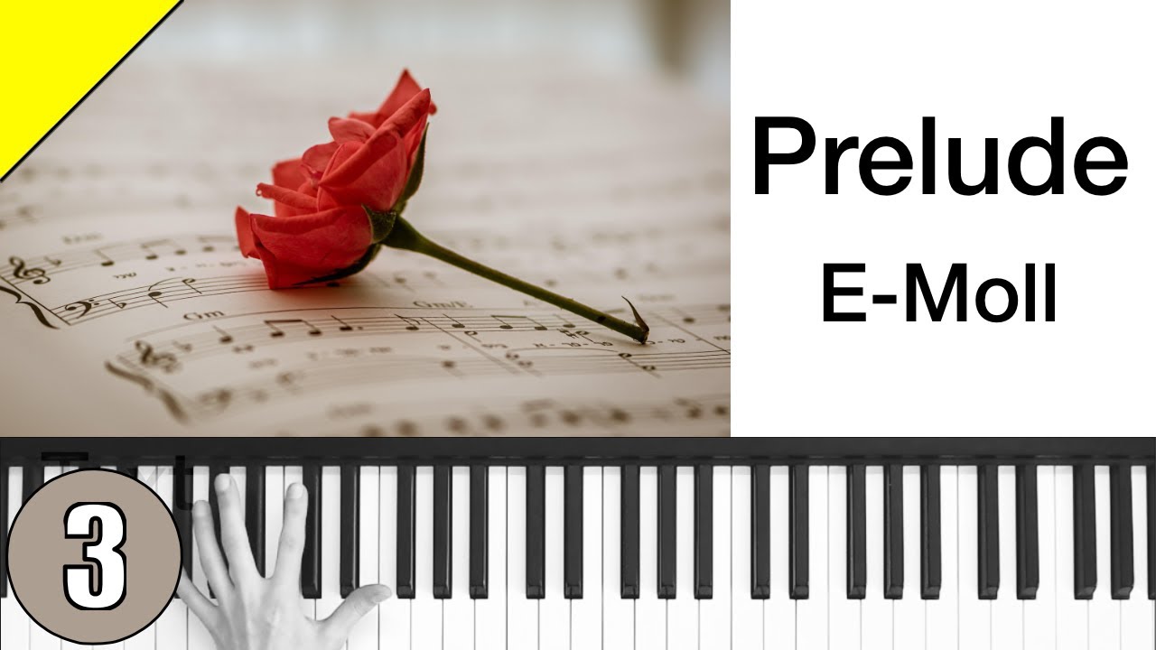 Chopin - Prelude in E-Moll - Piano Tutorial Teil 3