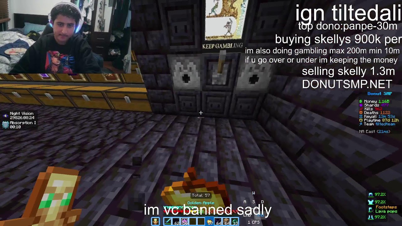 giveaway today Donut SMP Live | Gambling | Rating Bases