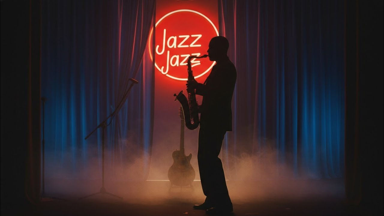 Late-Night Jazz Performance | Warm Sax, Smoke & Silence