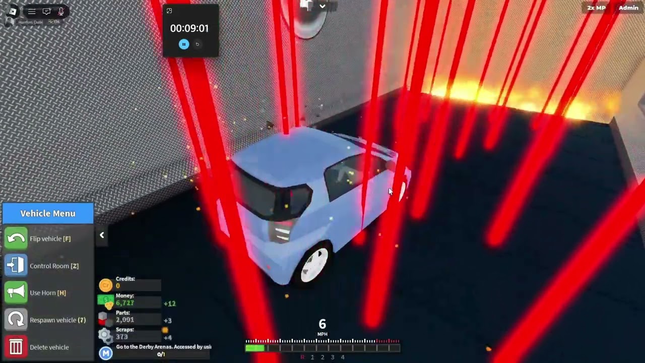 Crashing Cars to Earn Money? - (Roblox)