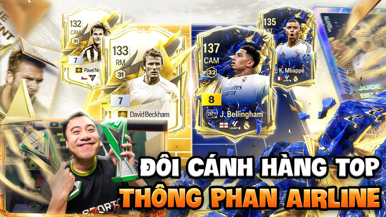 Vodka Quang | Đ&ocirc;i c&aacute;nh mạnh nhất FCO của THONGPHANairline trở lại với Beckham & Nedved ITM +7