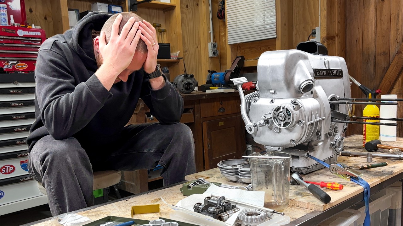 I wasn't prepared for what I found inside the BMW R80 engine...