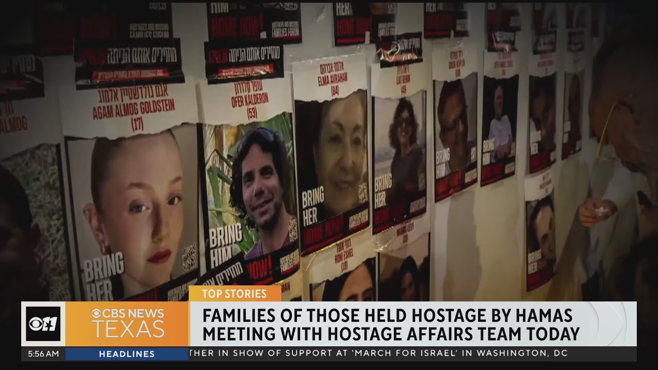 Families meeting with hostage affairs today