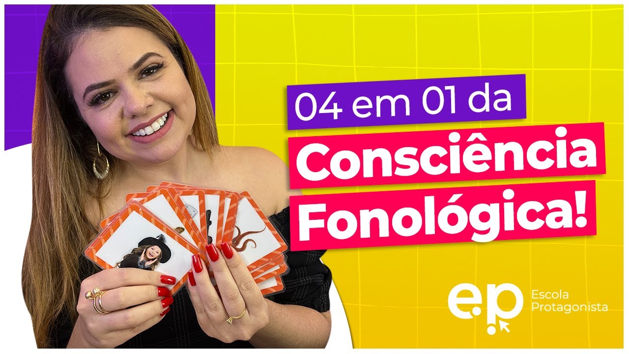 04 atividades de Consciência Fonológica com apenas 1 recurso!