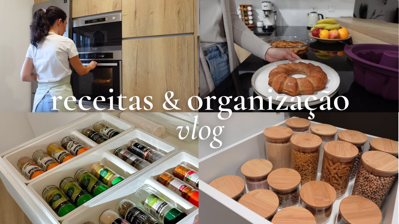 Organização da Nova Cozinha dos Meus Pais + Tarte de Maçã Deliciosa e Bolo de Banana | Vlog