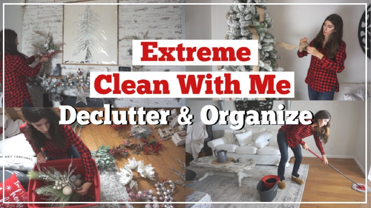 CLEAN With Me AFTER CHRISTMAS | 2019 CLEAN, ORGANIZE & DECLUTTER MOTIVATION | Momma From Scratch