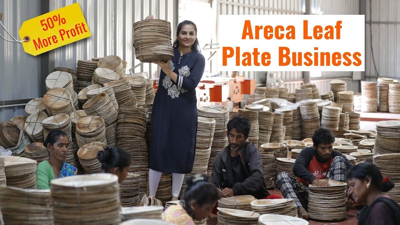 ARECA PLATES BUSINESS ಅಡಿಕೆ ತಟ್ಟೆಗಳ ಸಂಪೂರ್ಣ ವಿವರಣೆ #factoryexplorer #businessideas #travelkarnataka