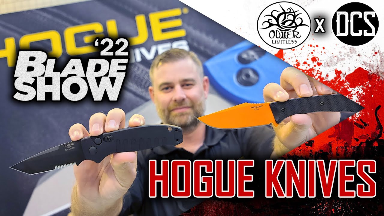 Blade Show 2022: NEW!! Hogue Knives Folders, OTF & Fixies!!