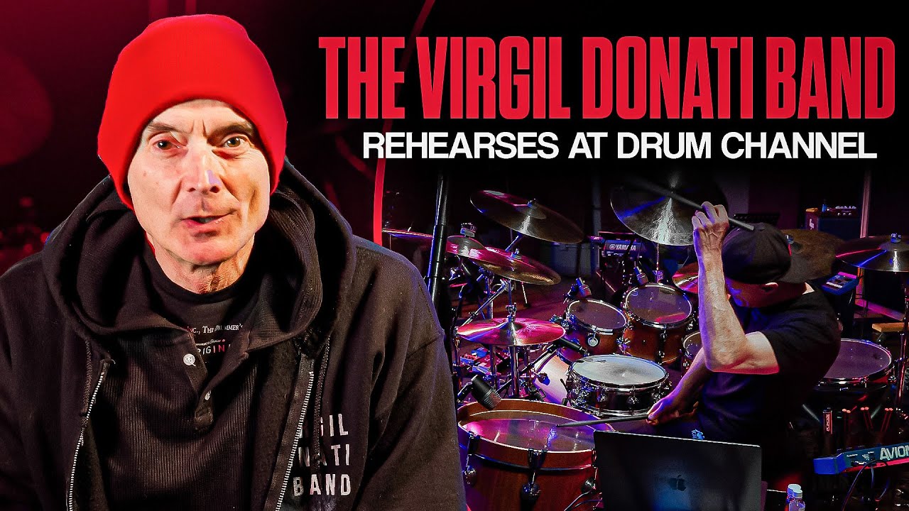 The Virgil Donati Band's 2024 Rehearsals at Drum Channel | Trailer & 