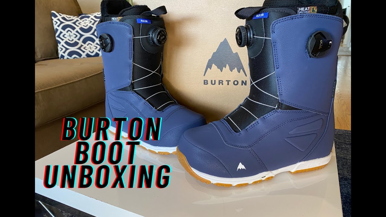 Burton Ruler BOA Snowboard Boot Unboxing