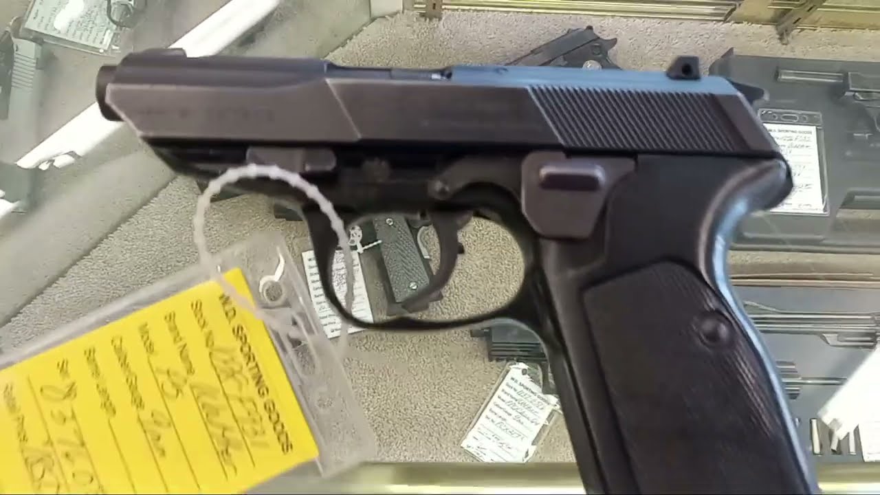 Walther P5 in Person Close Up what James Bond should have carried!