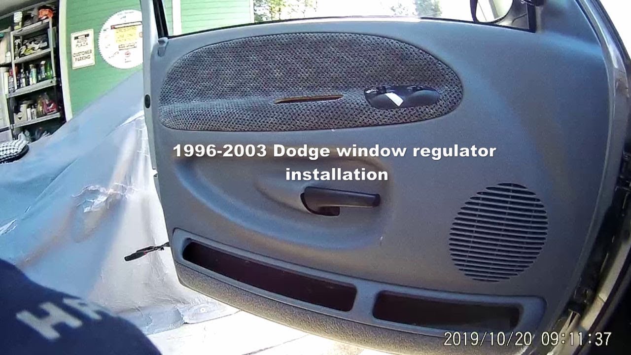 Window Regulator removal and installation dodge ram 1500 2500 diesel dakota durango