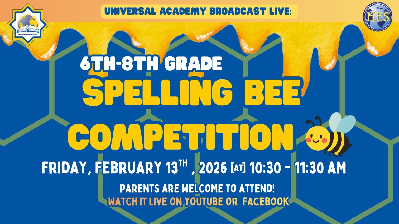 6th-8th Grade Spelling Bee Competition  📱