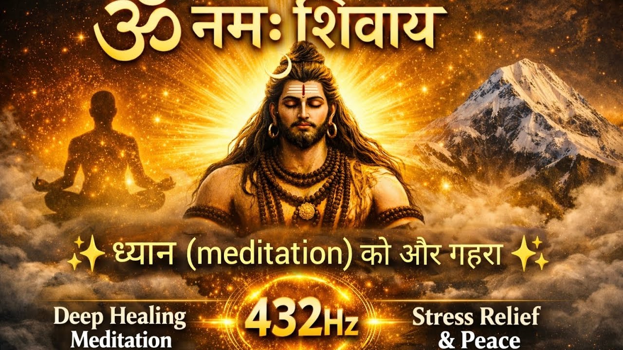 ॐ नमः शिवाय 🧘‍♂️ Powerful Long Chant | Pure Healing Frequency | Mind Relax Meditation