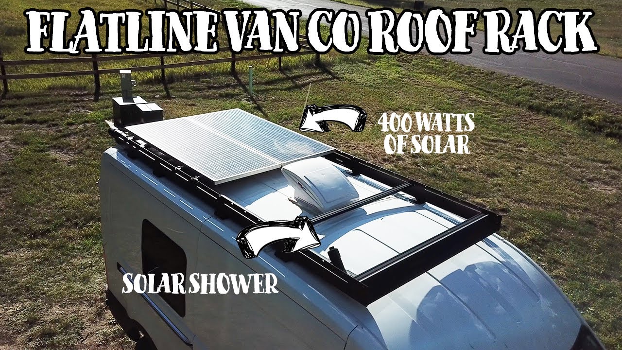 Flatline Van Co Roof Rack for Ford Transit - Best Solar Mounting Option