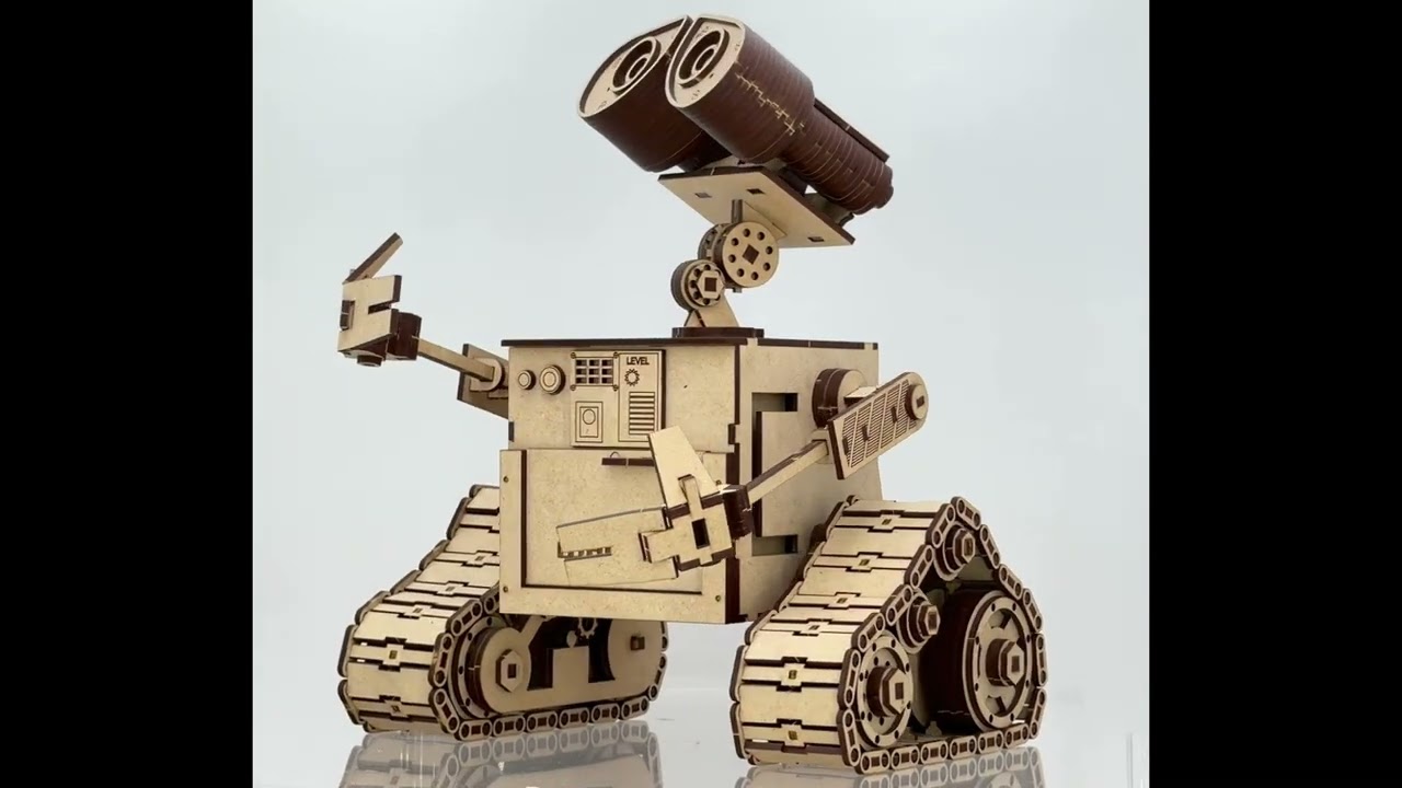 Modelo MDF corte laser Wall E Figura De Decoración