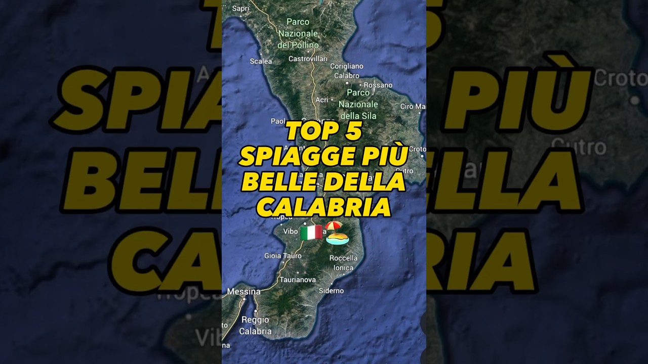 La TOP 5 delle spiagge pi&ugrave; BELLE e AFFASCINANTI della📍CALABRIA 🇮🇹