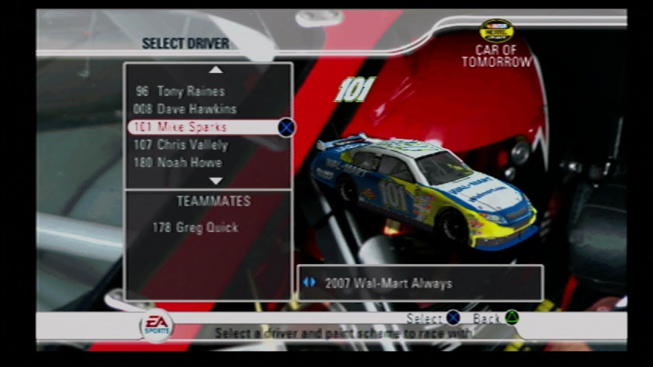 NASCAR 08 - Mike Sparks @ Nextel Raceway NY (NSCS)