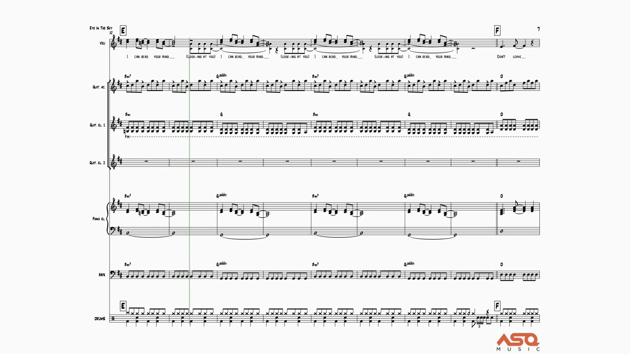 Eye In The Sky - Alan Parsons Project (Score)