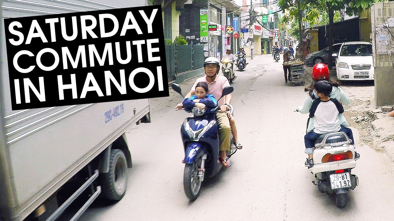 Saturday Afternoon Commute in Hanoi | 4K Motorbike Ride | LIFE IN VIETNAM 2018