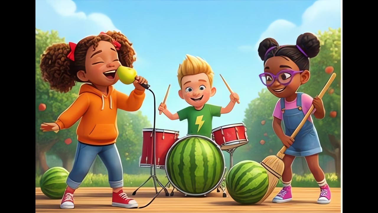 THE MAGIC ORCHARD ✨ Apple, Pear & Plum (Modern Disney Style) | Preschool Musical 🍎