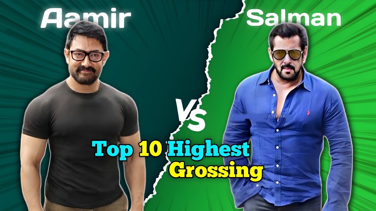 Aamir Khan Vs Salman Khan Top 10 Highest Grossing Movies Comparison 🤯