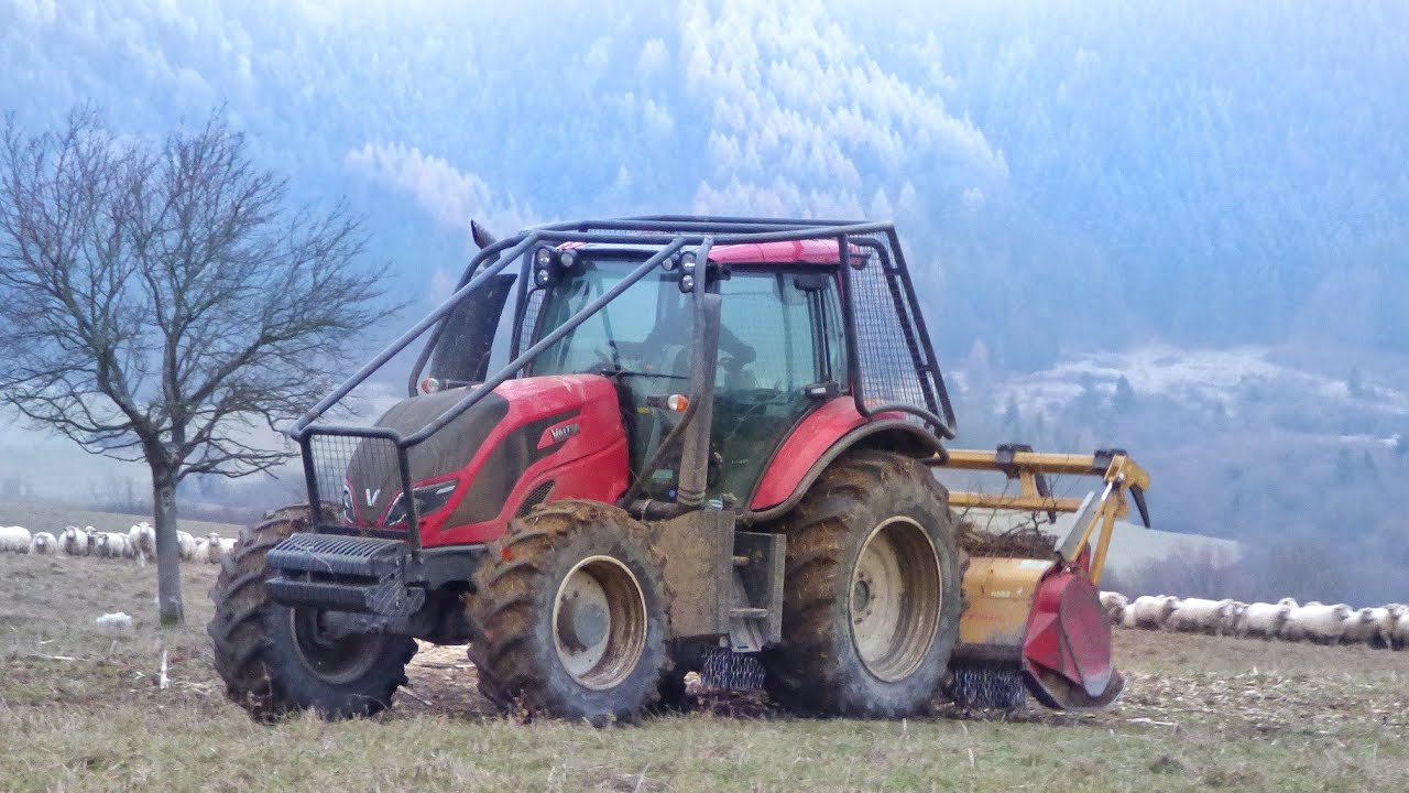 Valtra vs Strom [ Frezovanie naletových drevín Vlatra T 174 +  Seppi M ]