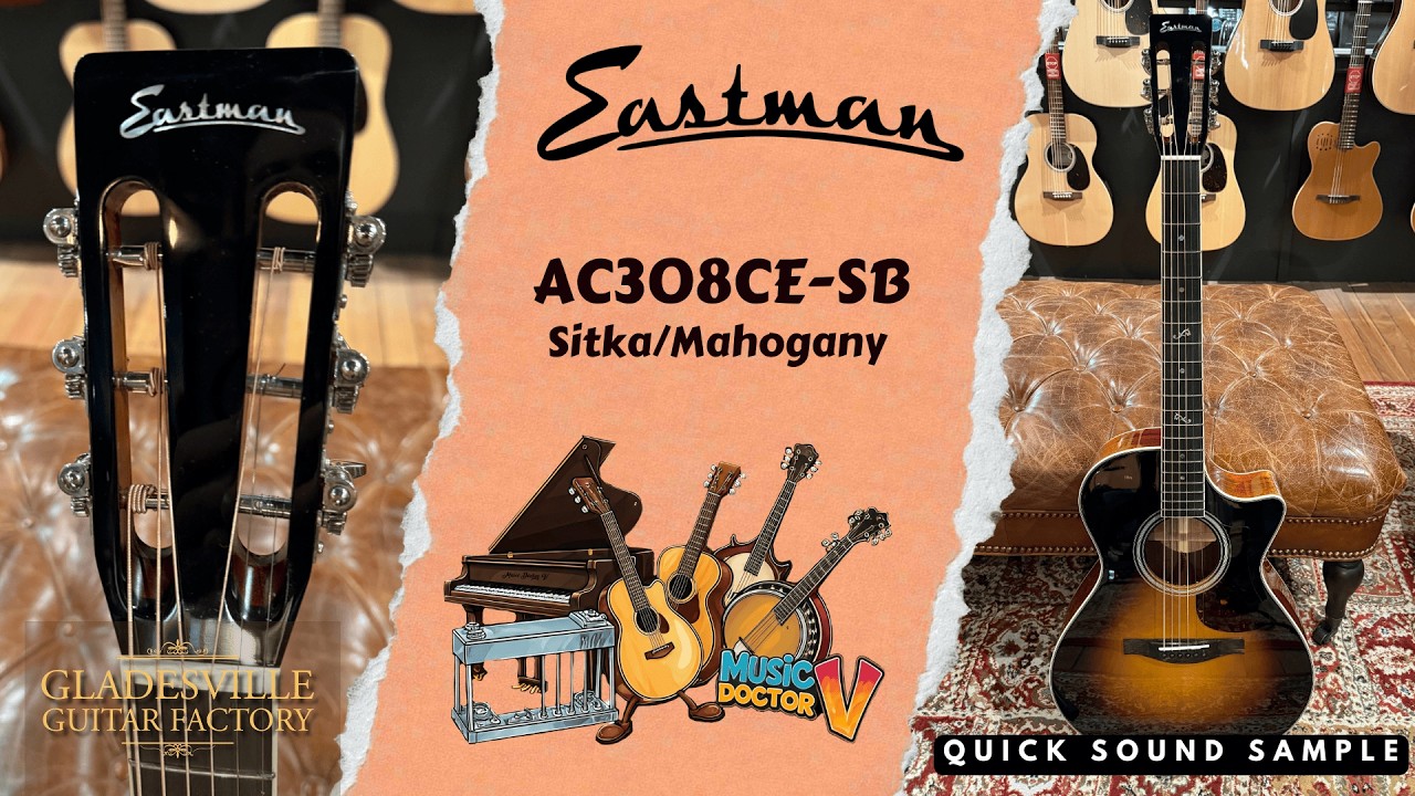 Eastman AC308ce-SB  | Demo by Michael Varecka | Gladesville Guitar Factory