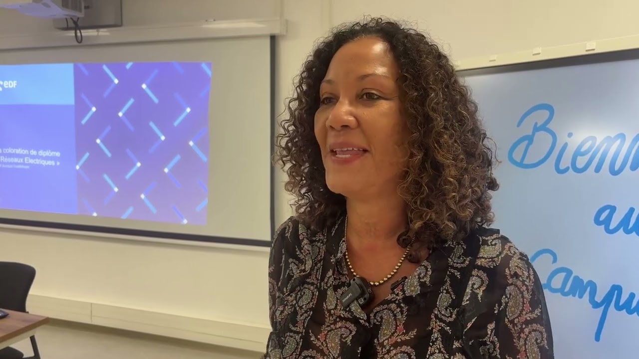 Emma Dahomay Thibaudier contente du partenariat EDF - Lyc&eacute;e Louis Delgr&egrave;s 