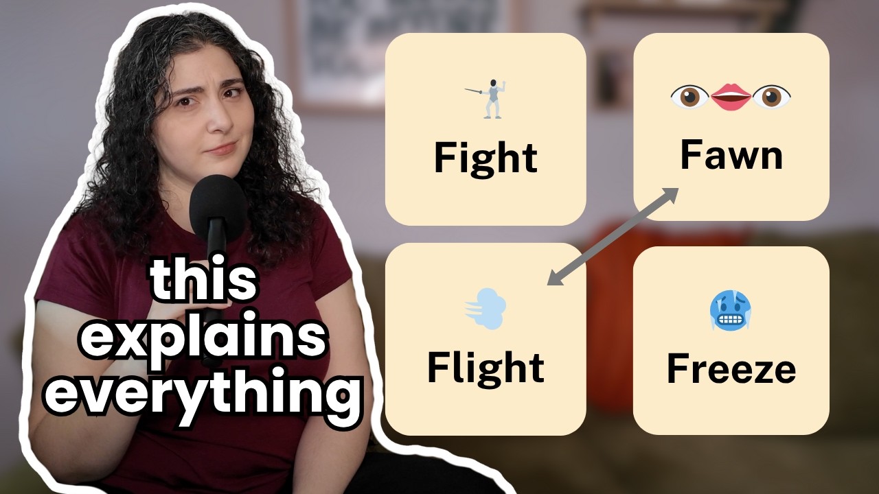 Why You React Like *THAT* To Stress | Flight, Fight, Freeze, Fawn Stress Responses