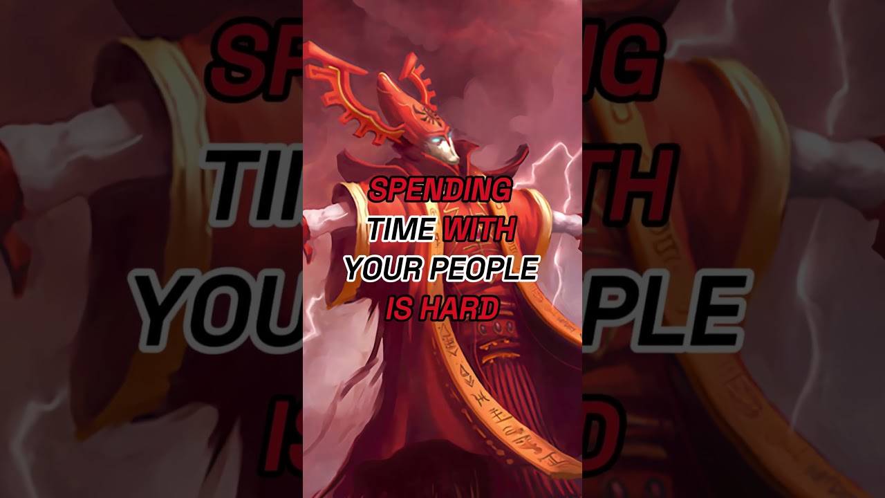The Eldar Sees Humanity Like How We See Orks