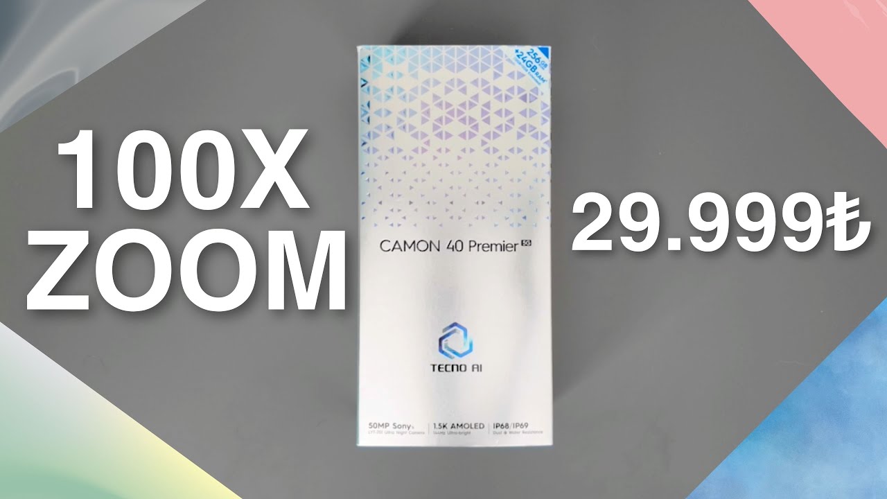 TECNO CAMON 40 PREMİER 5G / KUTU AÇILIMI