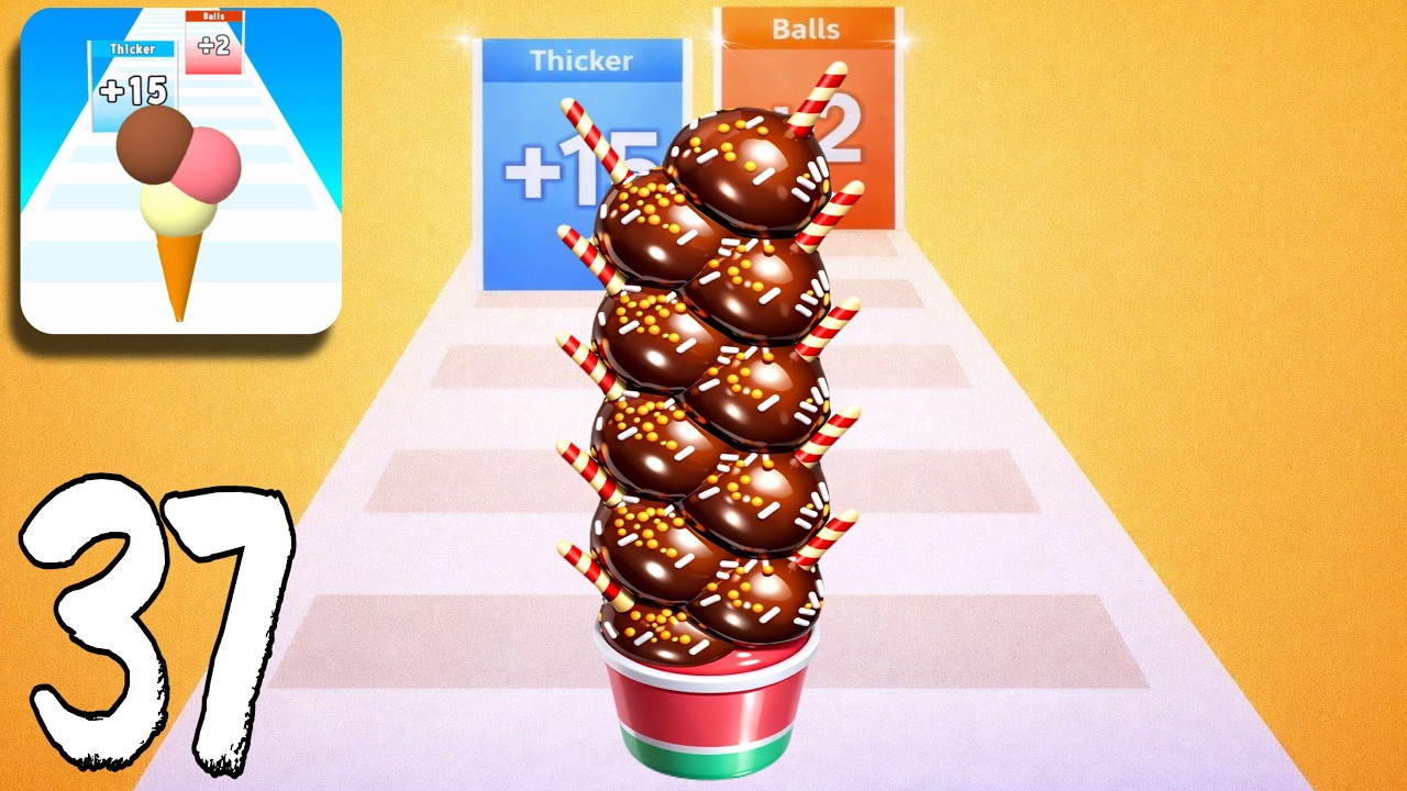 Ice Cream Rush - Gameplay Walkthrough ( Android, iOS )