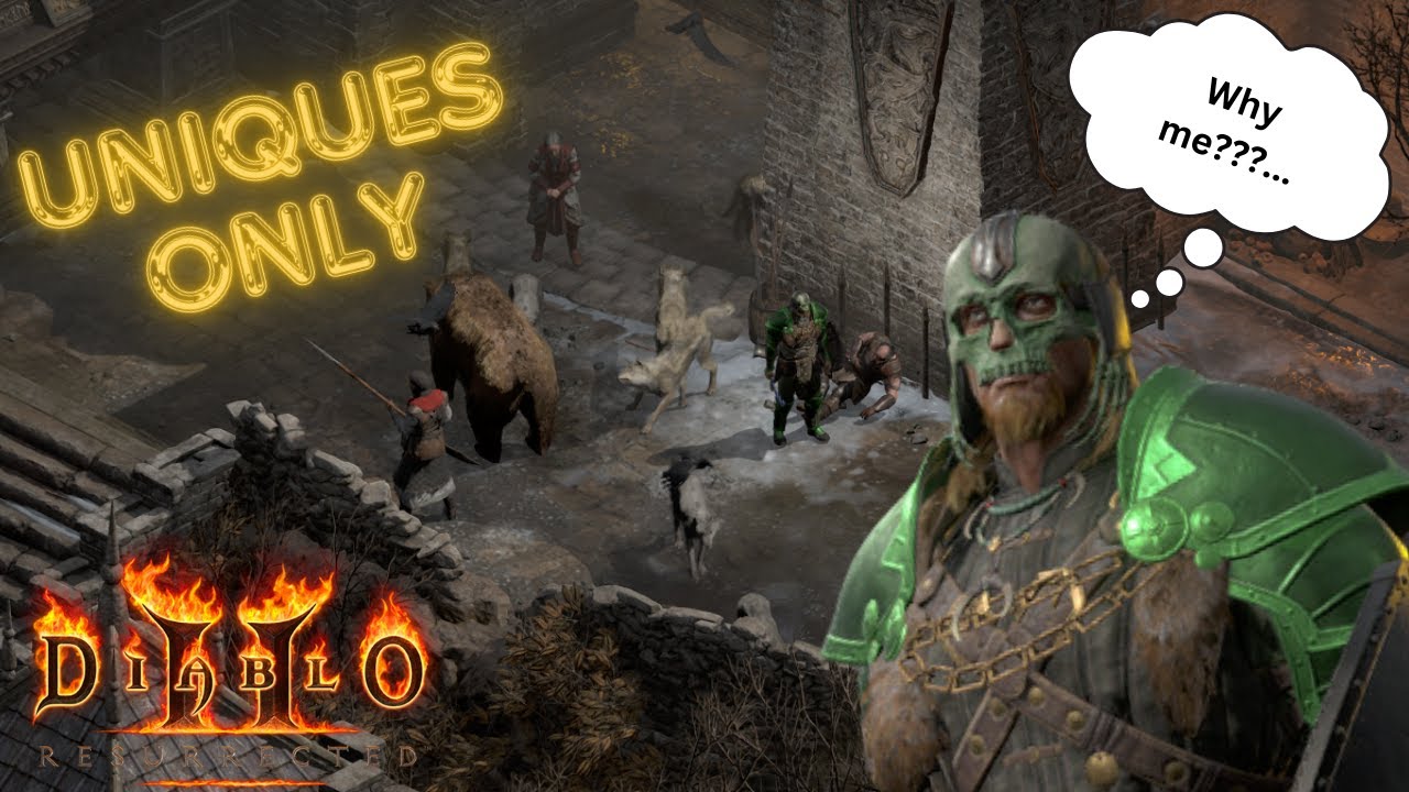 D2R Summoner Druid Unique Only | HC - 1 to Hell