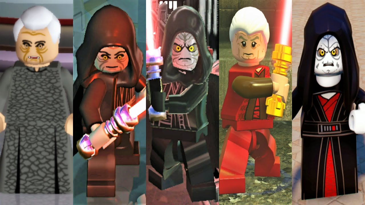 The Evolution of Palpatine in LEGO Star Wars Games
