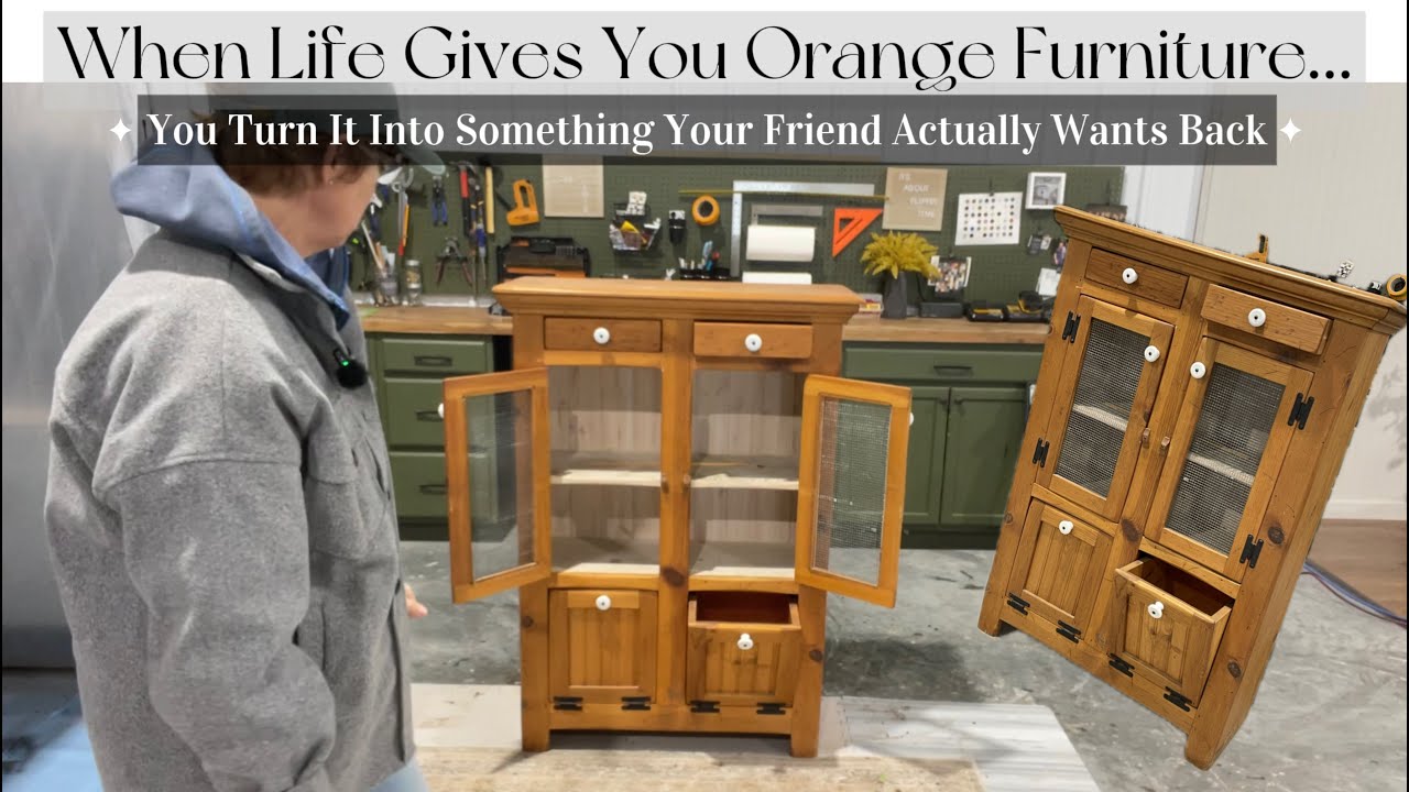 Saved From the Orange Zone: A Pie Safe Transformation