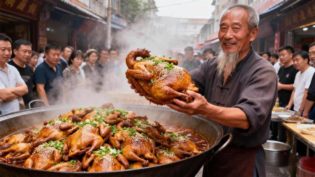 汉阳棒棒鸡七味俱全，独具辨识度的怪味，四川棒棒鸡的发源地 一道美食【行走的阳哥】