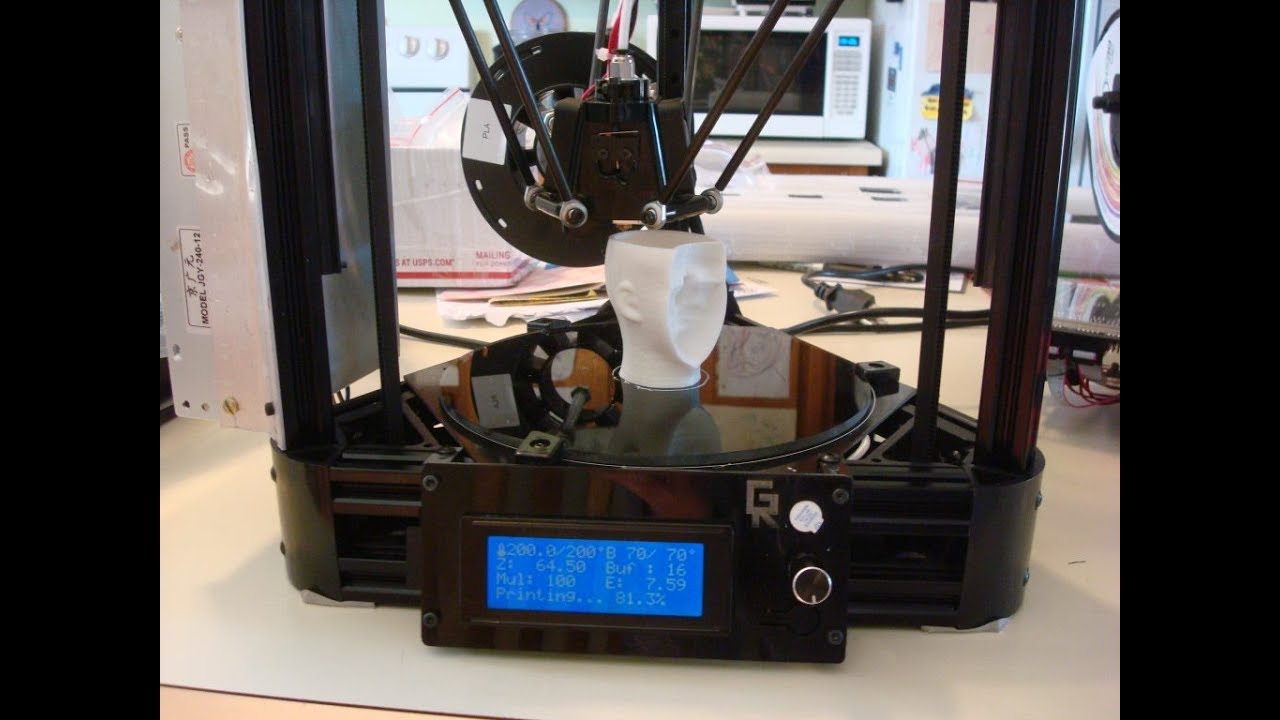 $126.00 Gear Rev Kinematic 3d printer Is Printing !  Part 3. Not so easy.